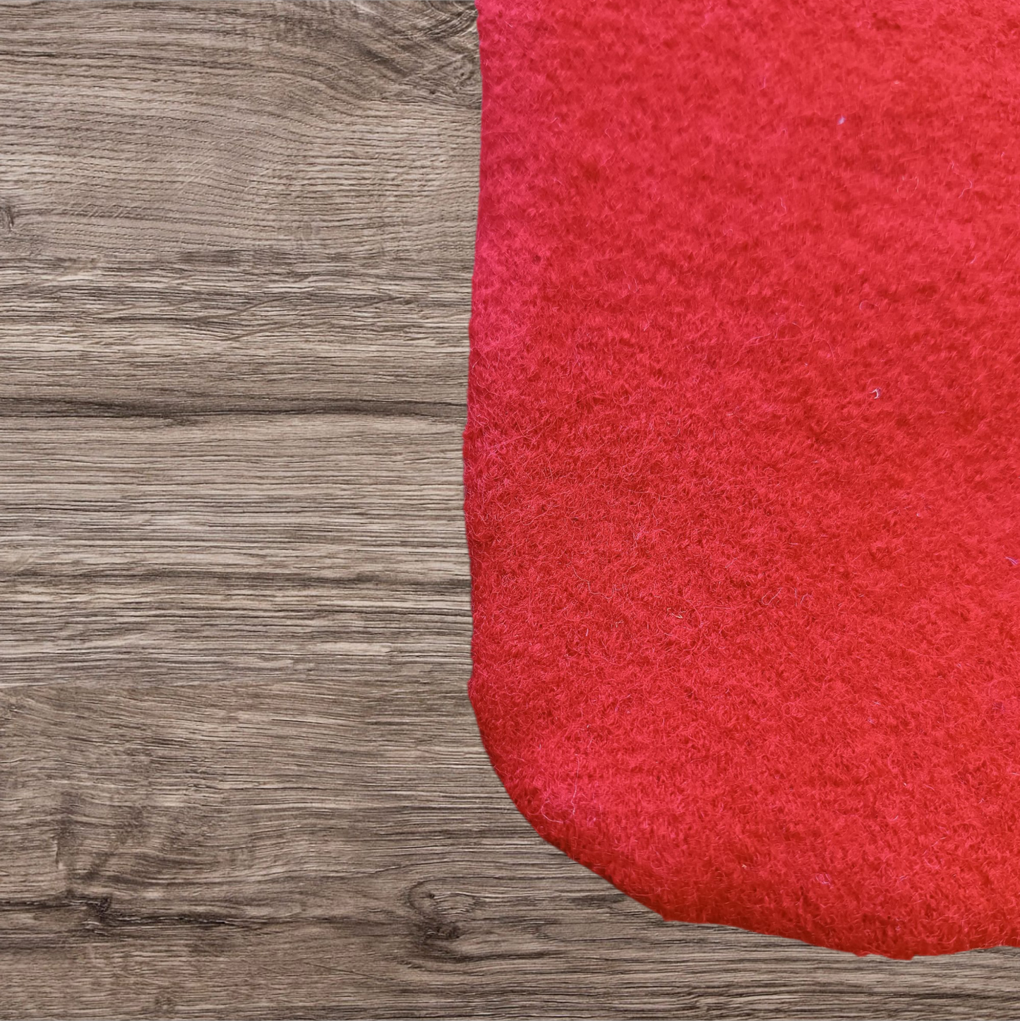 Wärmflasche Walkloden rot Wollwalk Wolle