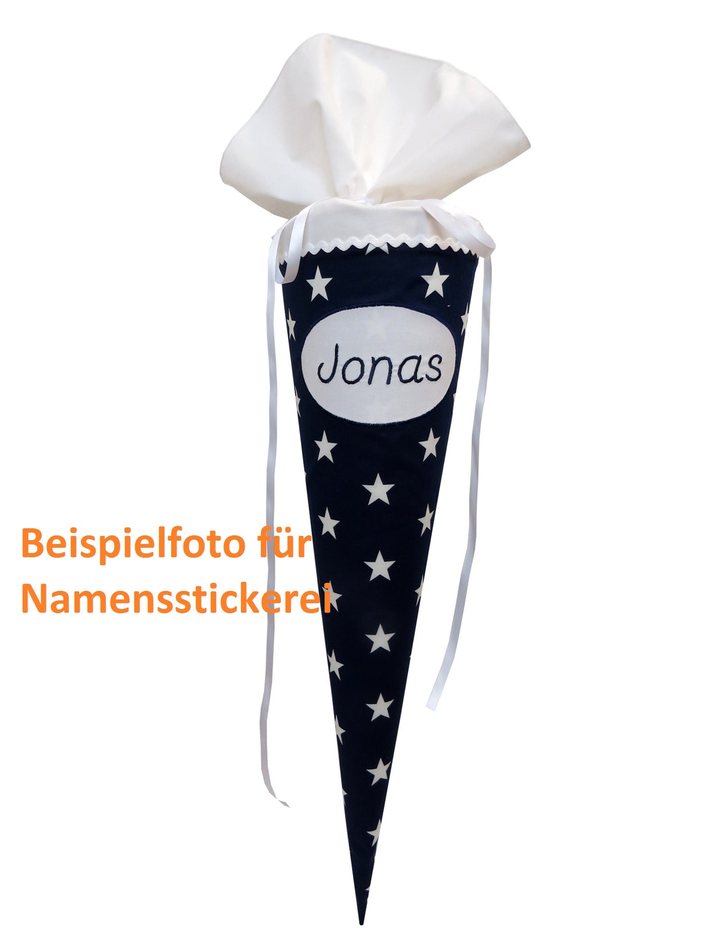 Schultüte Flamingos Zuckertüte aus Stoff salbeigrün rosa