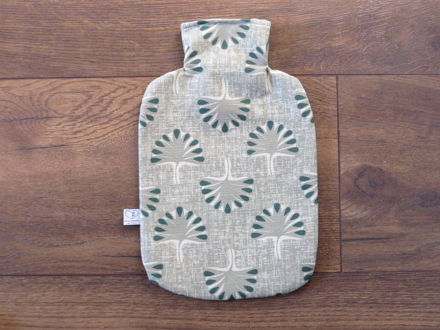 Wärmflasche 2 Liter Ginkgo