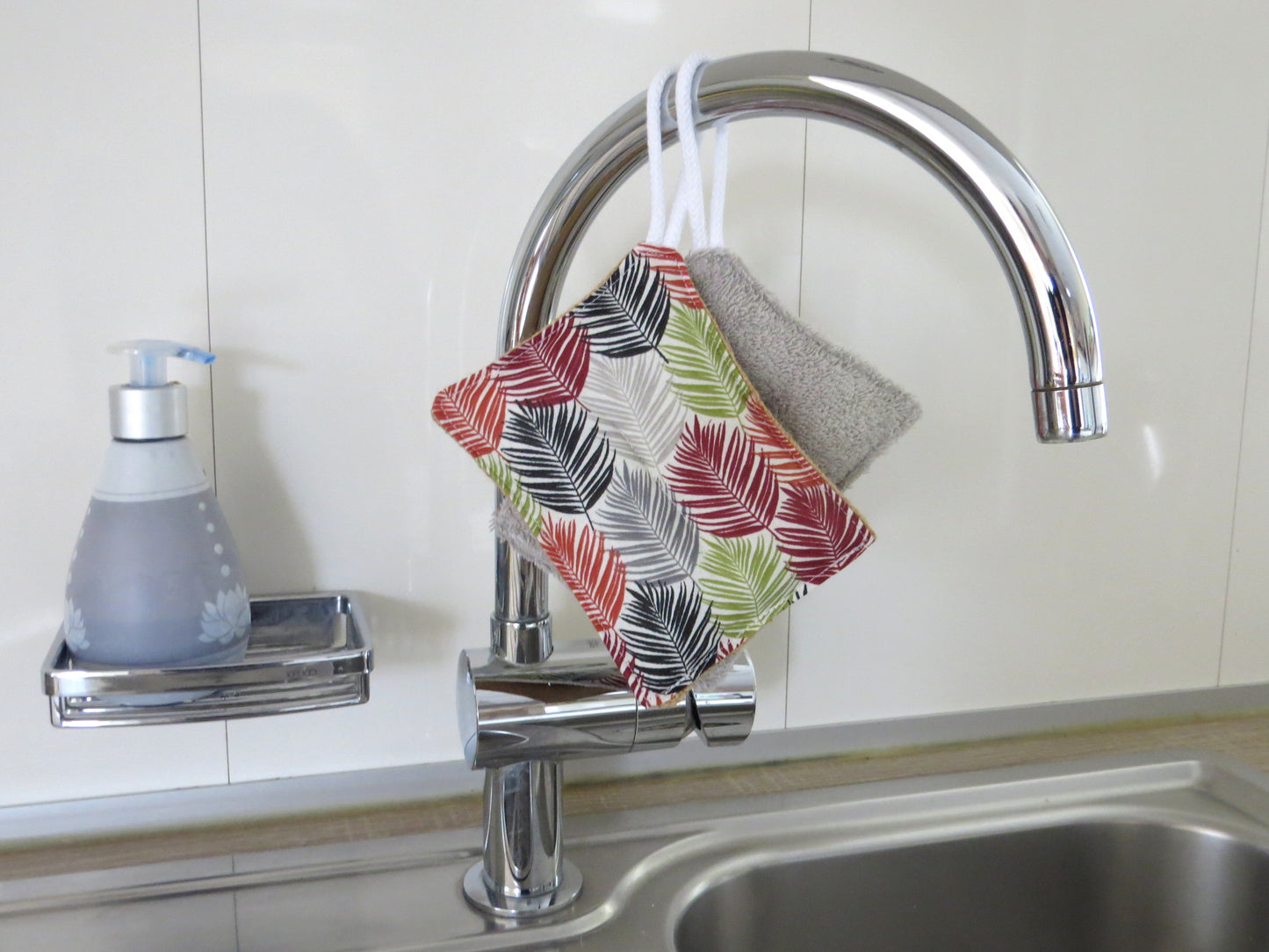 2 Spülschwämme nachhaltig plastikfrei Zero Waste Farn