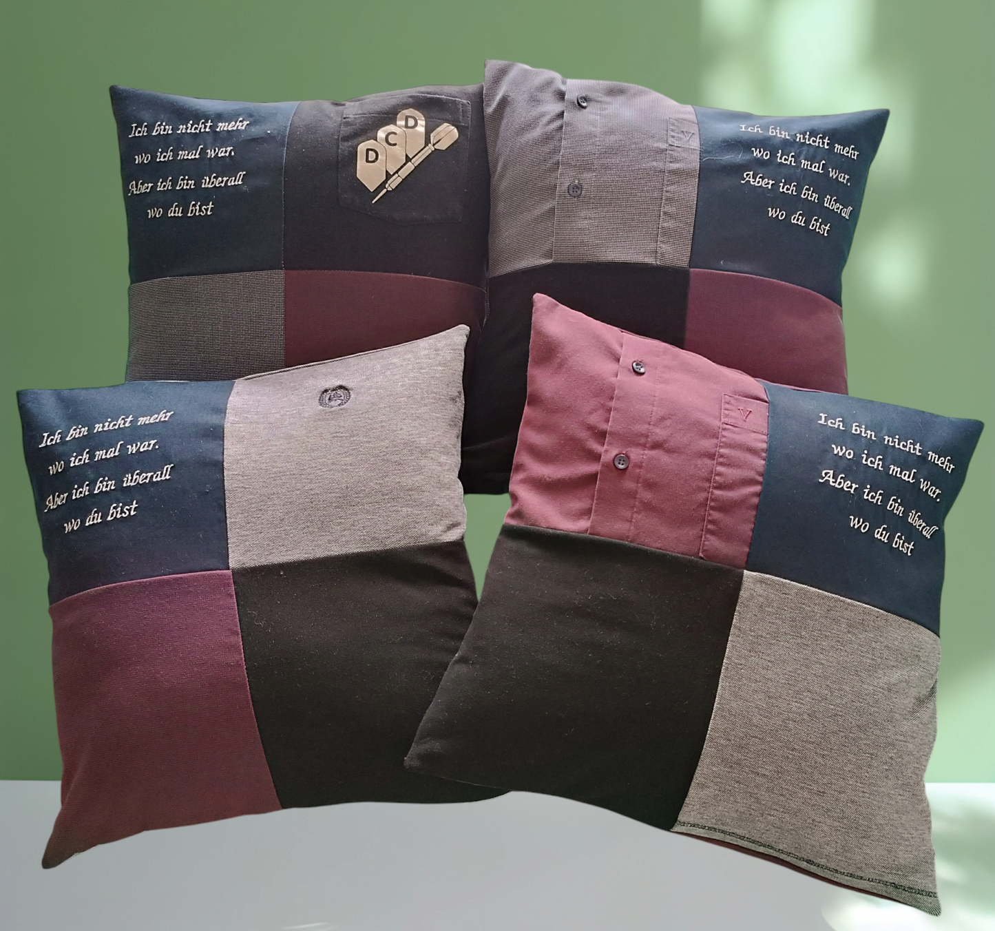 Erinnerungskissen Trauerkissen Oma Opa Eltern Kinder