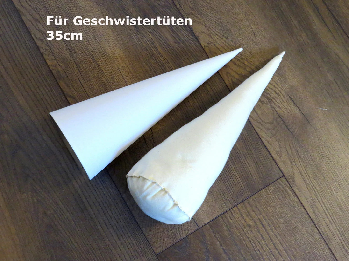 Set für 35cm Geschwistertüten Papprohling und Kissen