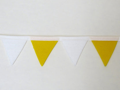 Wimpelkette Wunschfarben Filz Farbauswahl für Schultüten Kissen Dekoration 90cm