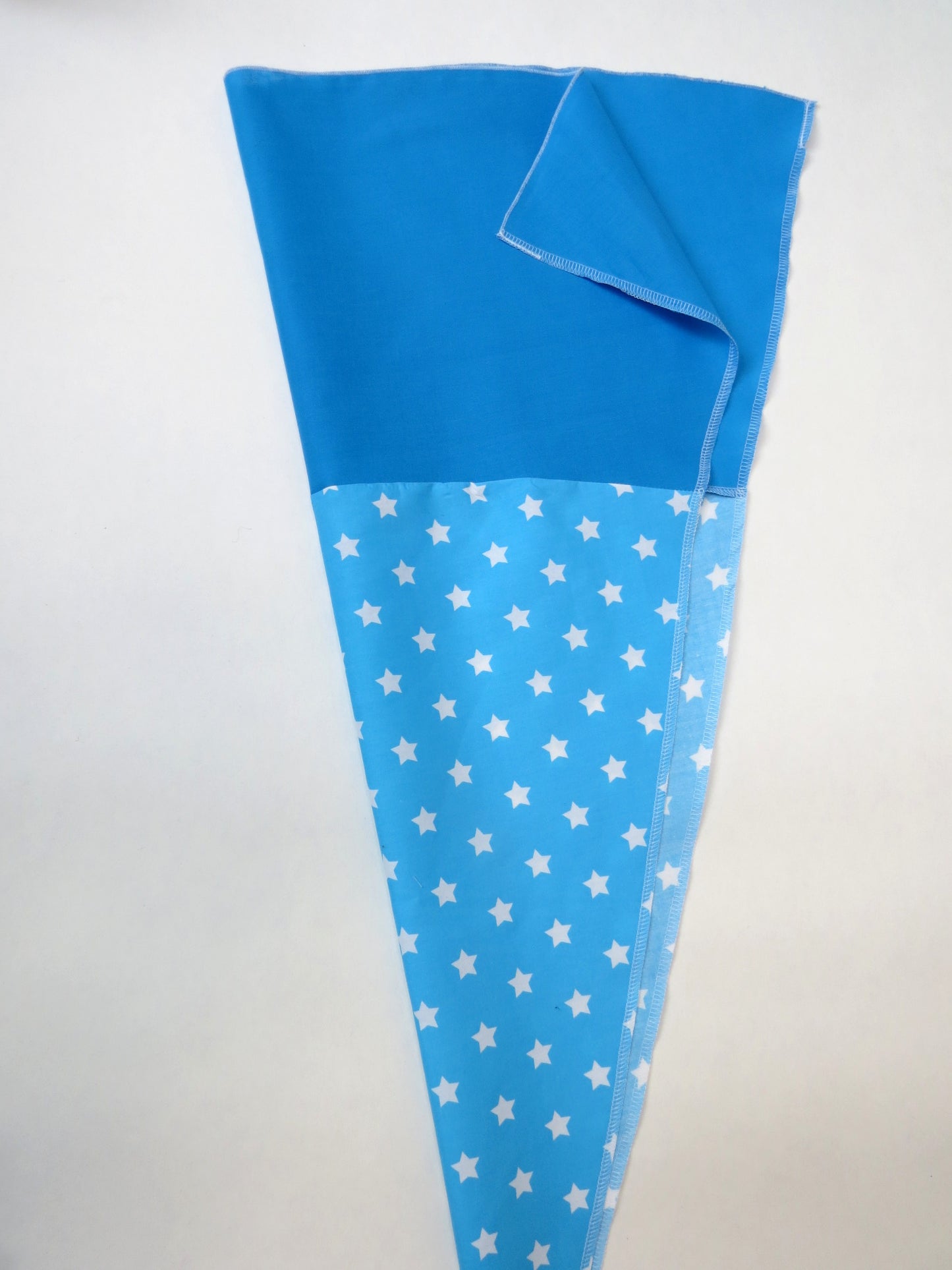 Schultüte Stoffbezug zum selbst verzieren für 70cm Papprohling DIY Nähset  Zuckertüte