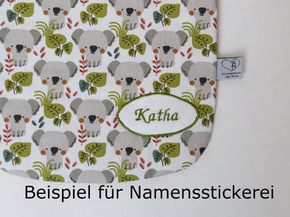 Wärmflasche 2 Liter Blumen natur