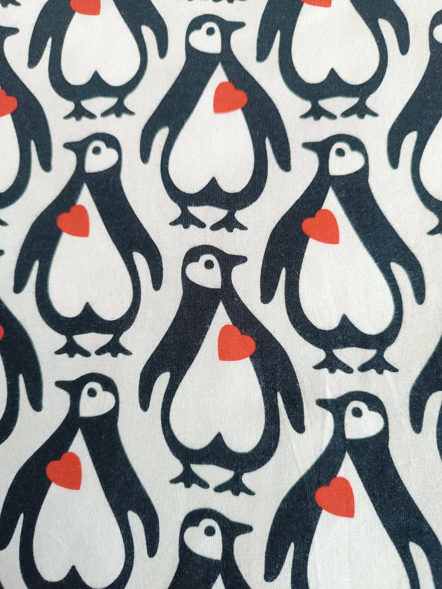 Wärmflasche 2 Liter Pinguine mit Herz